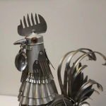 BENJA CARRERES: Homenaje al amigo y al artista que transformaba la chatarra en esculturas de profundo significado